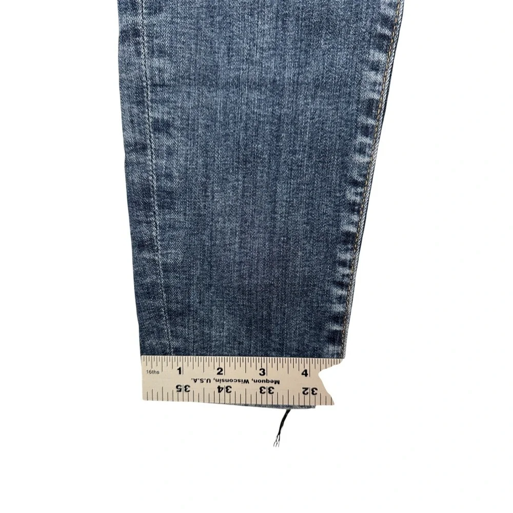 Big Star Alex Skinny Jeans Women's 33‎ Blue (fits 32x30) Stretch Mid-Rise